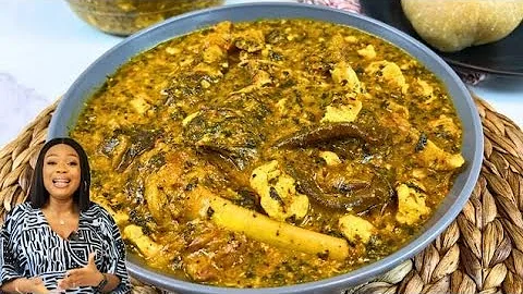 HOW TO COOK OGBONO SOUP MIXED WITH EGUSI | NIGERIAN FOOD