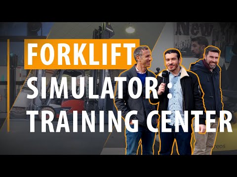 🔸📺 ACREOS TV : FORKLIFT SIMULATOR | IMMERSION in a TRAINING CENTER !