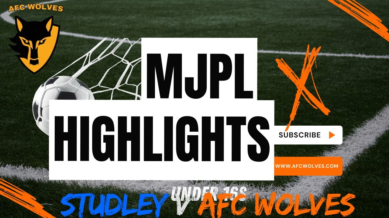 STUDLEY V AFC WOLVES | UNDER 16S | MJPL | 13TH SEPTEMBER 2025