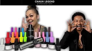 Watch me as  I try the new Chaun Legend professional nail products!