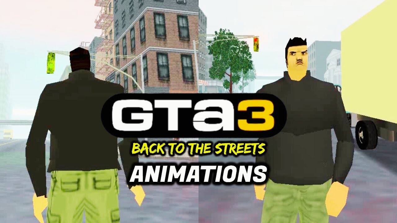 Animations for GTA 3: The Definitive Edition: 1 mod for new animations for GTA  3: The Definitive Edition