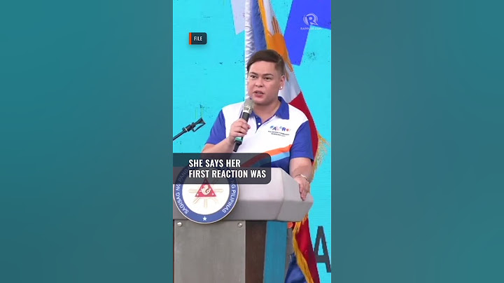 Sara Duterte on viral scolding teacher: She's just human, no penalties for her