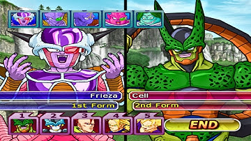 Freeza and His Army vs The Cell Saga Team (COM VS COM) - Dragon Ball Z BT3 Gamplay 4K 60PFS