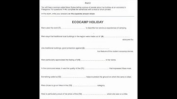 Listening C1, CAE Practice Test 2015 Plus 2, Test 5, Part 2