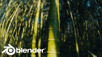 Photorealistic Bamboo Forests in Blender | Forest Generator Showcase