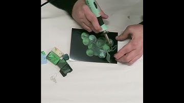 Encaustic Art - Painting Grapes