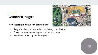 Nostalgia Presentation Sports Sales and Consumer Behavior