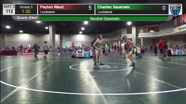 3063 Schoolboy 112 Peyton Ward Louisiana vs Charle...