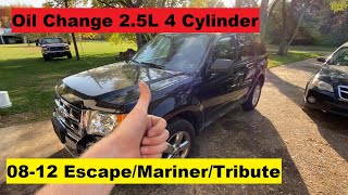 How To Change Oil Ford Escape Mercury Mariner Mazda Tribute 2008 2009 2010 2011 2012 08 09 10 11 12