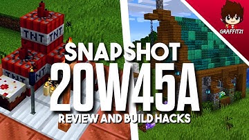 Building Ideas for the new 1.17 Blocks! | Snapshot 20w45a | Review and Tips!