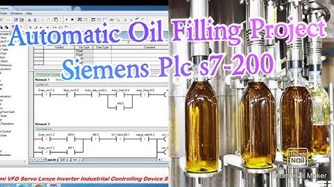 Automatic Oil Filling Project,Siemens Plc s7-200 Programming Cpu224xp