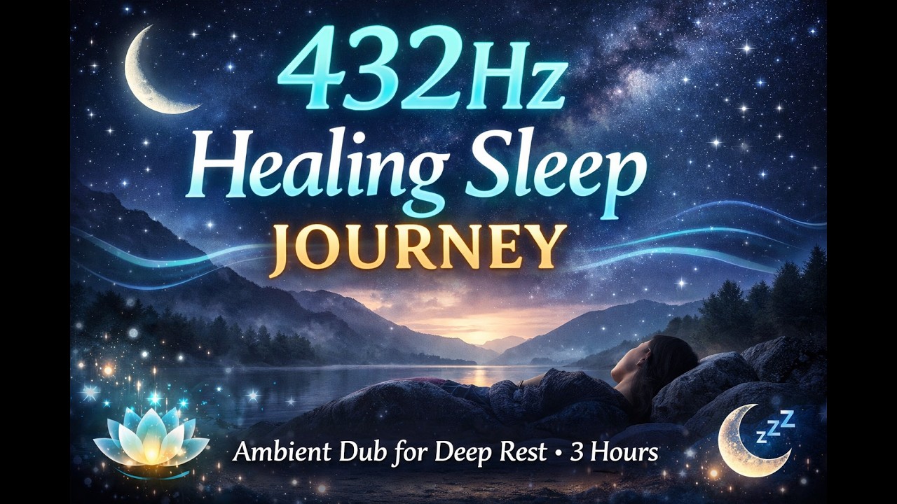 432Hz Healing Sleep Journey 🌙 | Ambient Dub Music for Deep Rest (3 ...