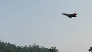 Mirage 2000 Thrust vectoring high alpha flight at HKMEC.