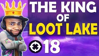 THE KING OF *NEW* LOOT LAKE | CALL ME SPIDERMAN | HIGH KILL FUNNY GAME- (Fortnite Battle Royale)