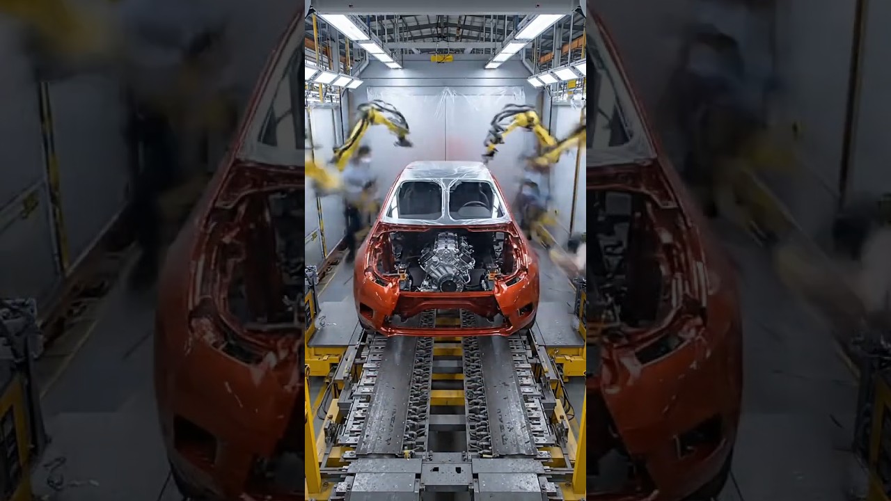 Fast Car Manufacturing Timelapse | Modern Car Factory Build From Scratch