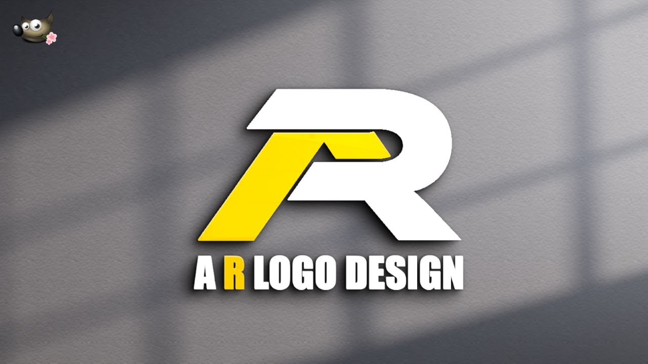 A R Logo Design in GIMP | Professional Letter Logo Design Tutorial | GIMP Logo Design