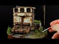 Let&#39;s Build: Realistic Rusty Train Diorama!