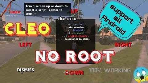 How to use Cleo in GTA SA by any Android (No Root).