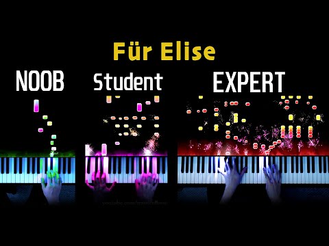 5 Levels Of Fr Elise Noob To Extreme Safe Videos For Kids - top roblox piano sheets fur elise hot roblox piano sheets