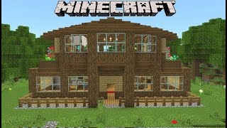 Minecraft Easy House Tutorial by BarnzyMC  151 views 1 month ago 11 minutes, 18 seconds