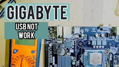 Gigabyte GA-H81M-S Usb Not Work Motherboard Repair | USB Problem |
