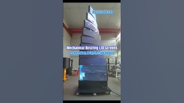 P2 Indoor Mechanical Rotating LED Screens  10 layer, 2 sided display,#MechanicalRotating,#ledscreen,