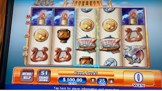 Zeus $25/Spin - Triple Cash - Old School High Limit Slot Play screenshot 4