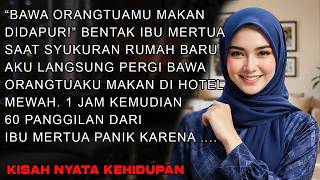 'BAWA ORANGTUAMU MAKAN DI DAPUR' BENTAK IBU MERTUA SAAT SYUKURAN RUMAH BARU - TAPI DIA SYOK SAAT...