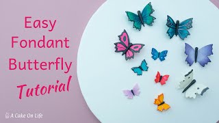 Butterfly Cake Decorations/ Butterfly Cake Topper Tutorial