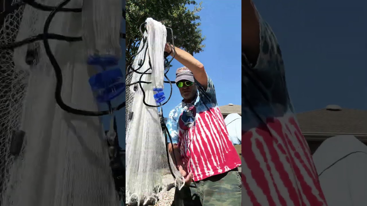 Need help throwing a 4ft cast net. I have watched videos and still having trouble. 