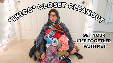 *EXTREME* declutter with me: trying on + selling ALL my clothes || closet cleanout 2020