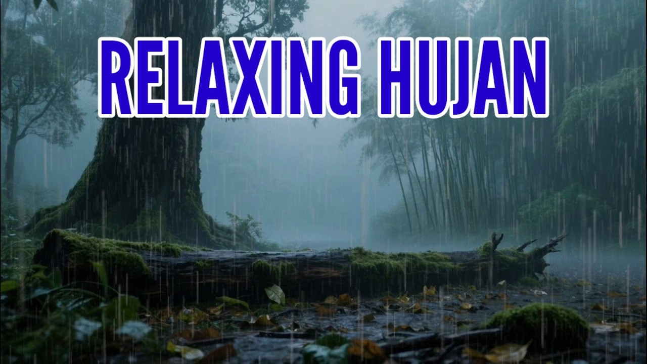 Tidur Lebih Nyenyak dengan Suara Hujan Lembut di Malam Hari 💧 Meditasi, Healing dan Relaksasi