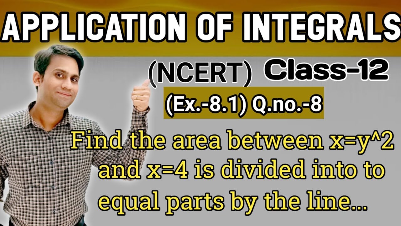 The Area Between X Y 2 And X 4 Is Divided Into Two Equal Parts By the-area-between-x-y-2-and-x-4-is-divided-into-two-equal-parts-by