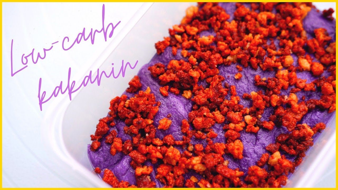 LOW CARB UBE KAKANIN Recipe super easy to make #lowcarbrecipes