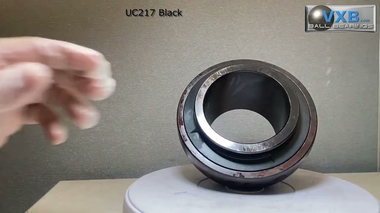 UC217 Black Oxide Plated Axle Bearing Insert