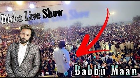 Babbu Maan Dirba Live At (Punjab) Killing Performance 2020 #babbumaan