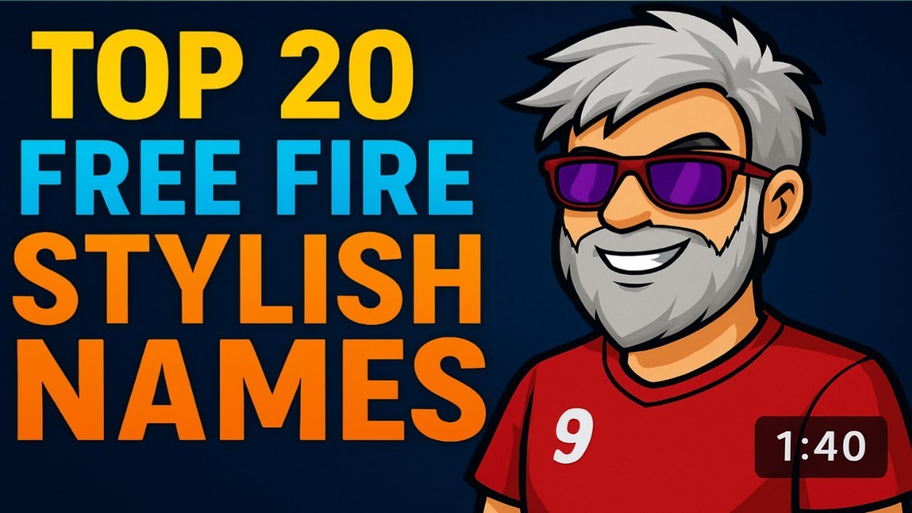 top 20 stylish free fire nicknames || ff nickname ||stylish names for free fire 🔥