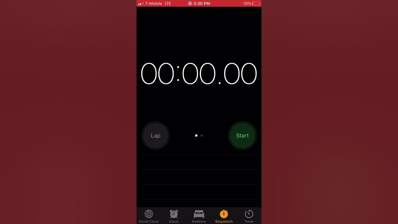 Fastest time to start and stop a stopwatch [WORLD RECORD]! YouTube