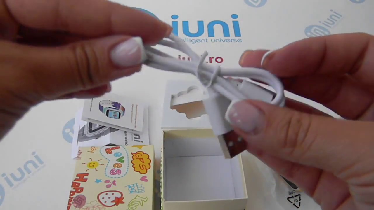 Ceas GPS Tracker cu Telefon iUni Kid90 pentru copii www.iuni.ro