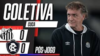 COLETIVA SANTOS AO VIVO: CUCA FALA APÓS DUELO CONTRA O REMO | COPA DO BRASIL
