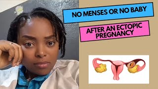 NO MENSES AFTER AN ECTOPIC PREGNANCY.