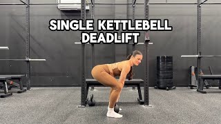 Single Kettlebell Deadlift