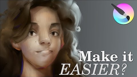 Learn anatomy easier with this Krita 5 trick || gradient brush