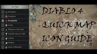 Diablo 4 Map Icons Guide for New Players | Quick 5-Minute Tutorial/Walkthrough