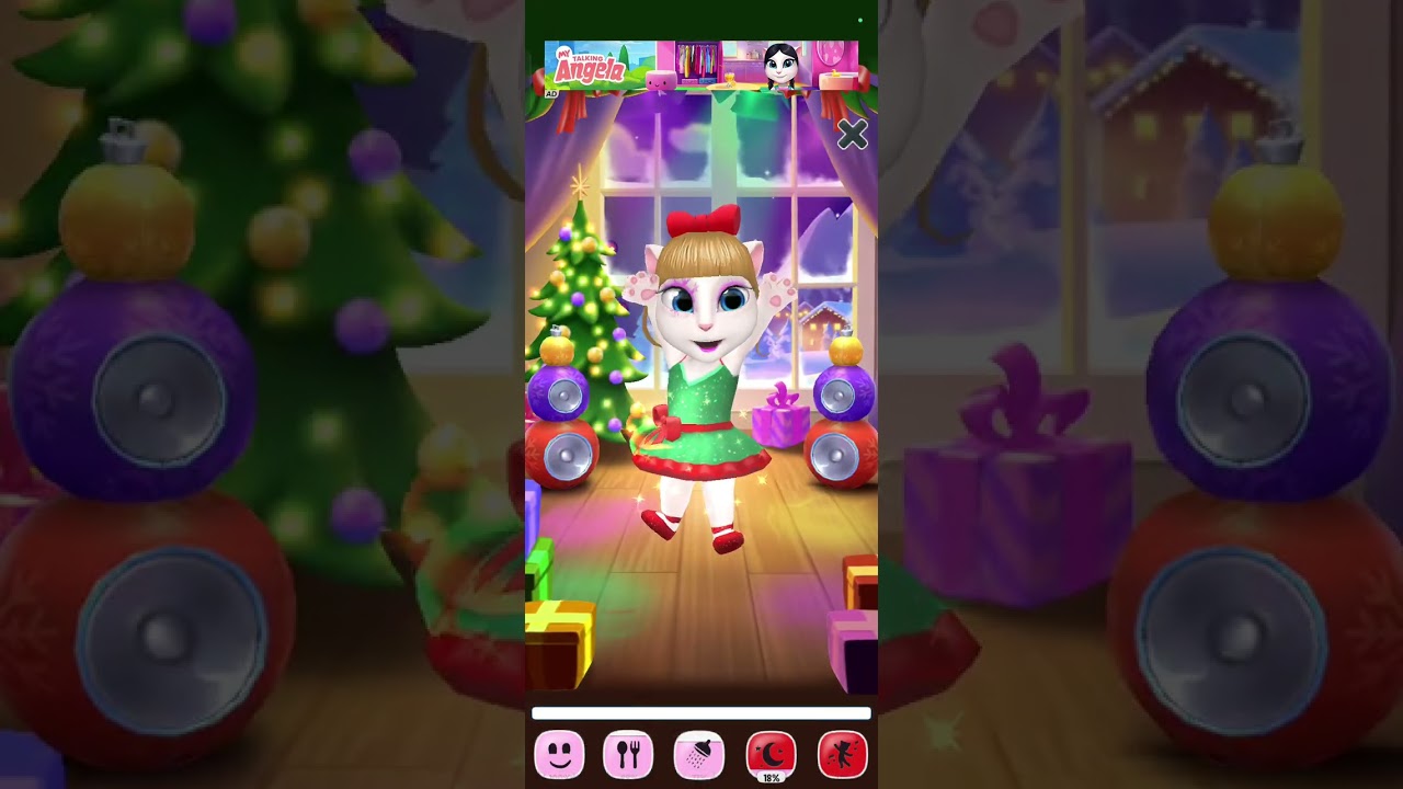 Talking angel cat cartoon 😹😹