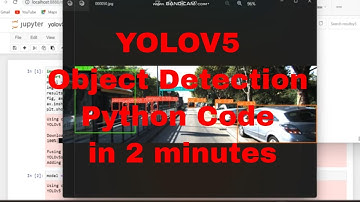 Object detection and counting using YOLOV5 Python / Python YOLOV5 object detection code