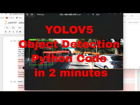 Object detection and counting using YOLOV5 Python / Python YOLOV5 object detection code