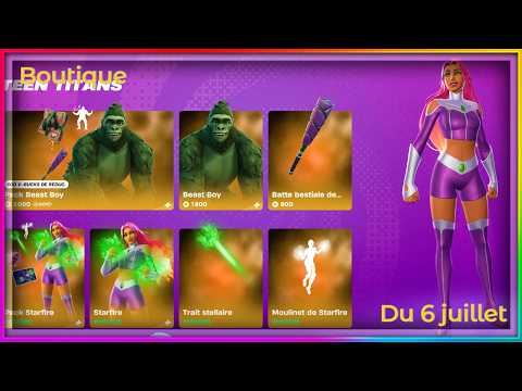 RETOUR DES TEEN TITANS ! BOUTIQUE DU 6 JUILLET 2026 !