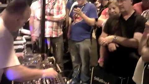 delimentary live on DJ tutor stand at BPM show 2011