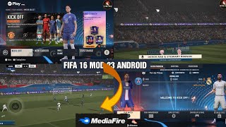 FIFA 16 MOD 23 ANDROID FUUL UPDATE / EXTRA TIME + PENALTY /NEW STADIUM